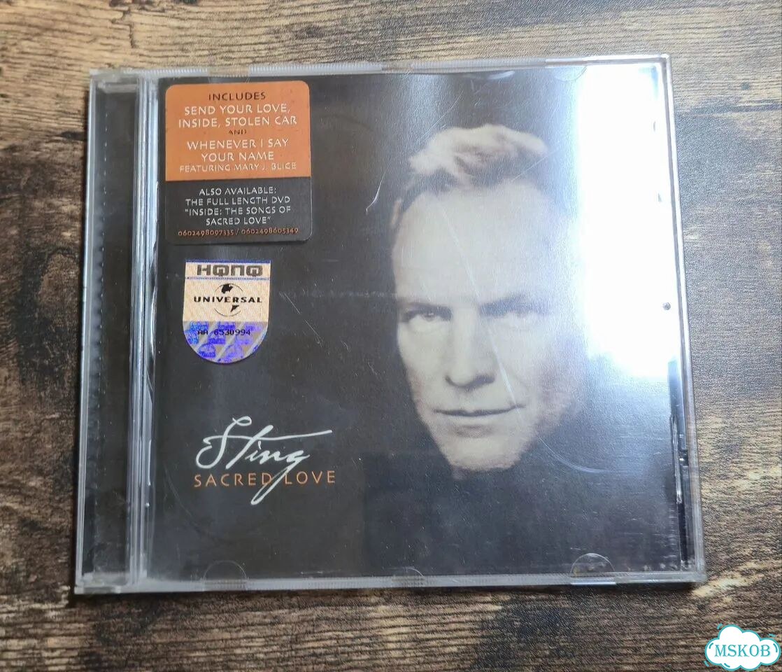 CD Sting – Sacred Love (2003) Фирменный, Германия фото 1