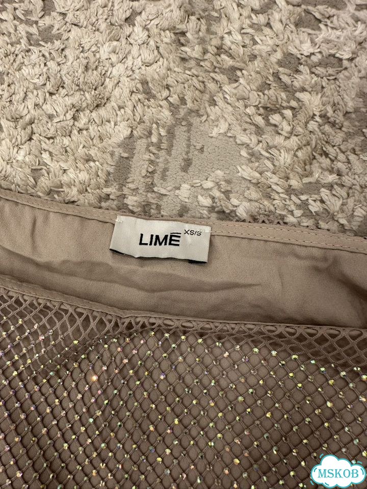 Топ Lime xs из страз фото 3