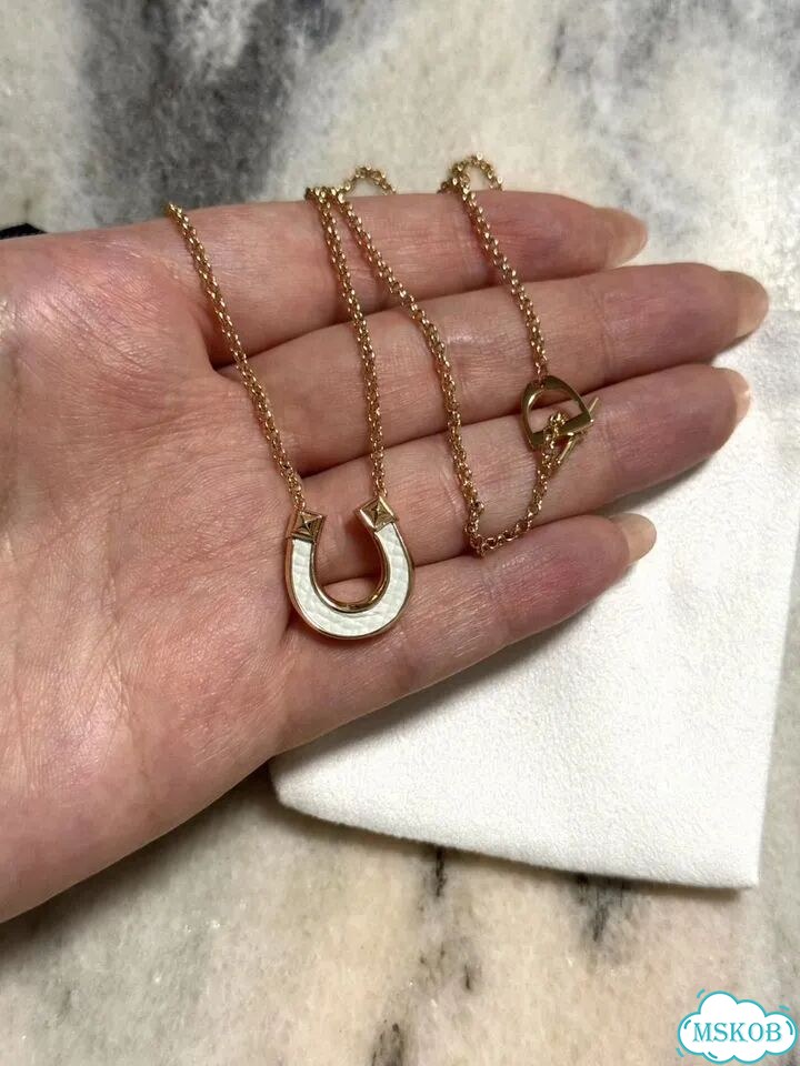 Кулон на цепочке подвеска Подкова Hermes новая фото 4