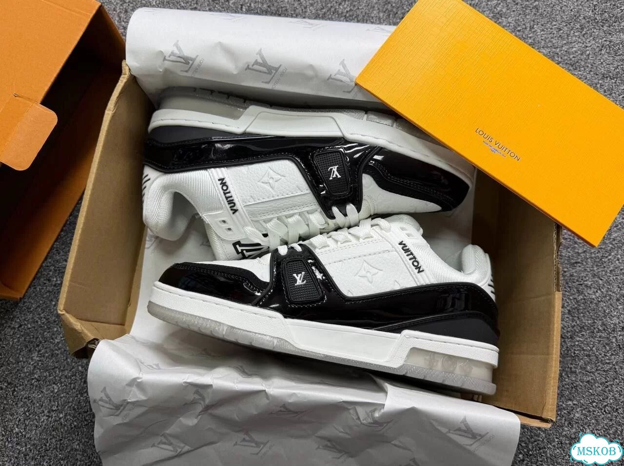 Кроссовки Louis Vuitton Trainer премиум качество фото 11
