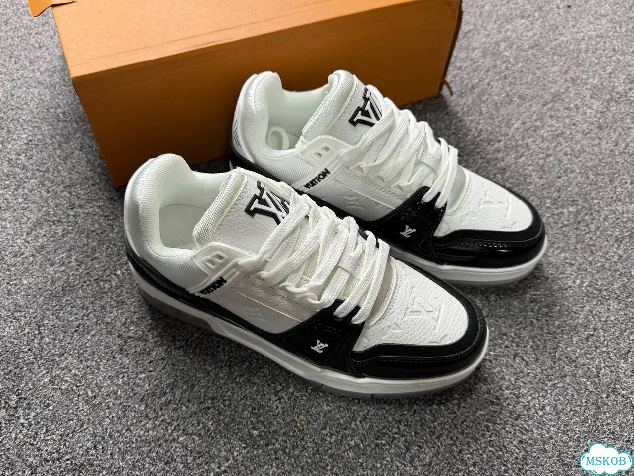 Кроссовки Louis Vuitton Trainer премиум качество фото 3