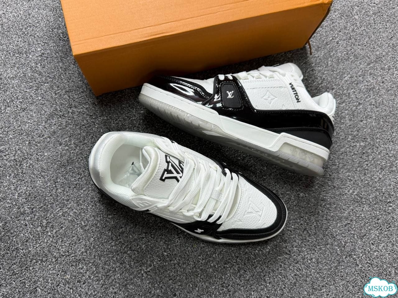 Кроссовки Louis Vuitton Trainer премиум качество фото 4