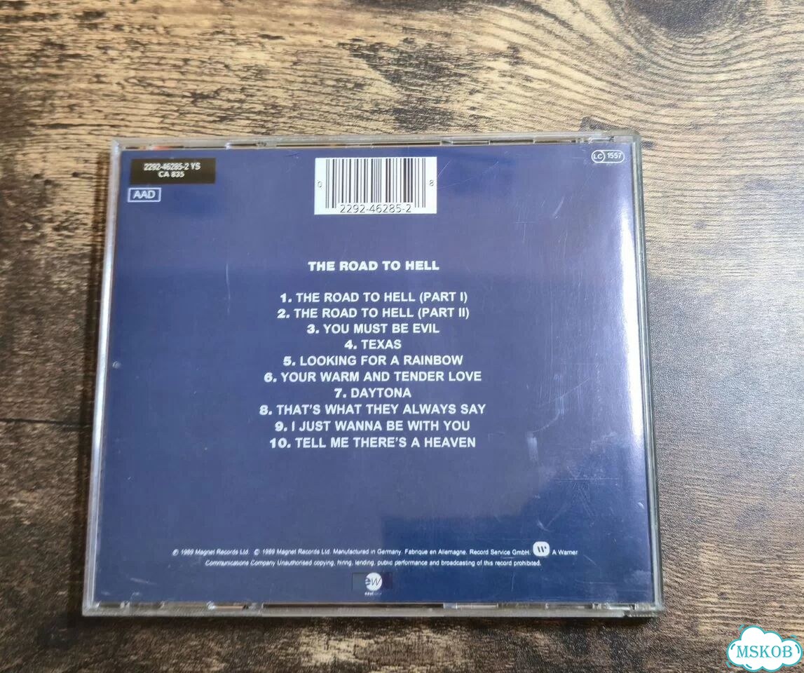 CD Chris Rea – The Road To Hell Германия фото 3