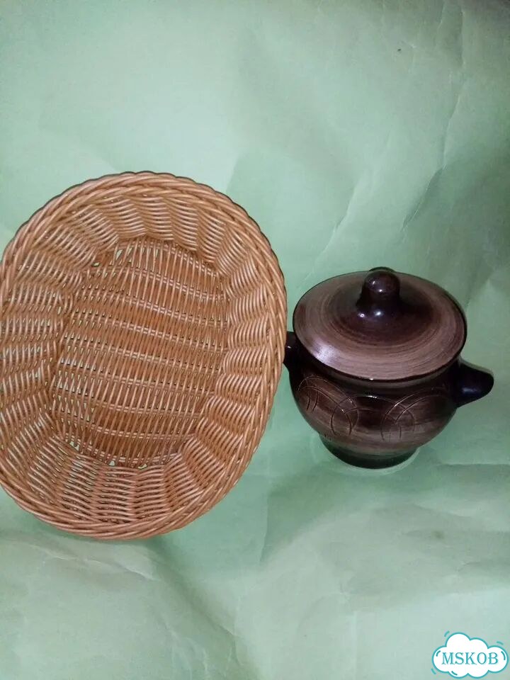 Горшок для запекания плюс хлебница фото 1