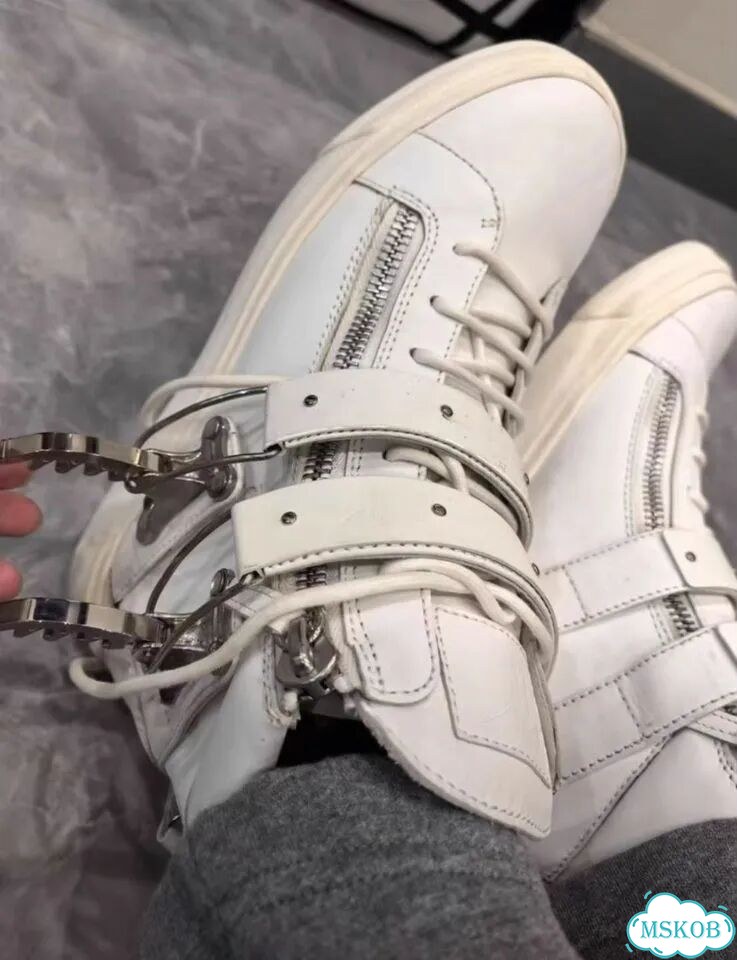 Кеды Giuseppe Zanotti Twin Buckle фото 7