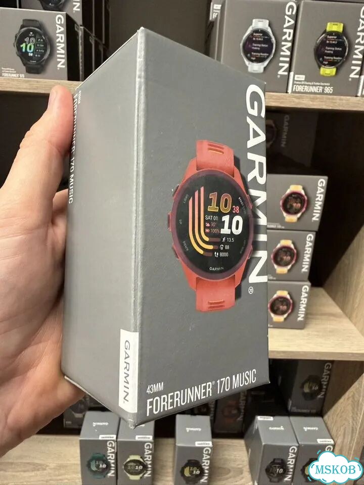 Garmin Forerunner 170 Music Red Pink/Mango Band фото 2