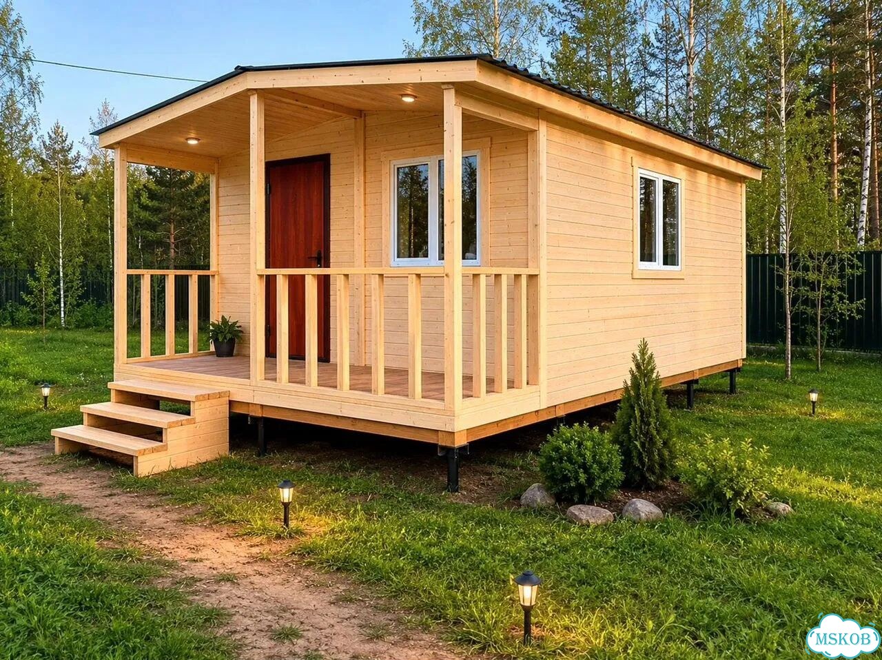 Зимний модульный домик фото 10