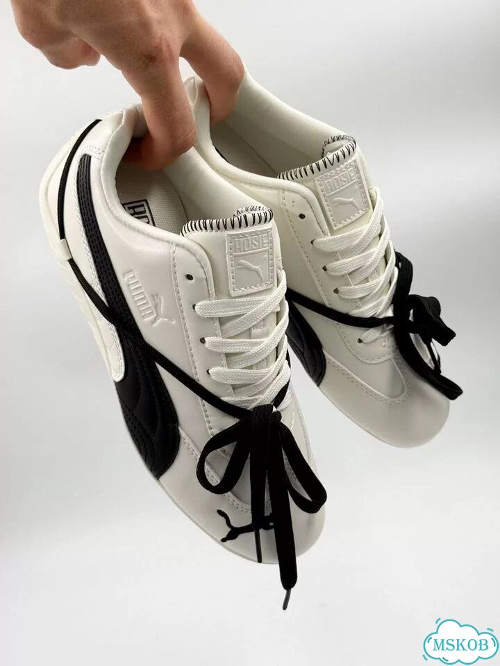 Кроссовки Rose x Puma Speedcat белые фото 4