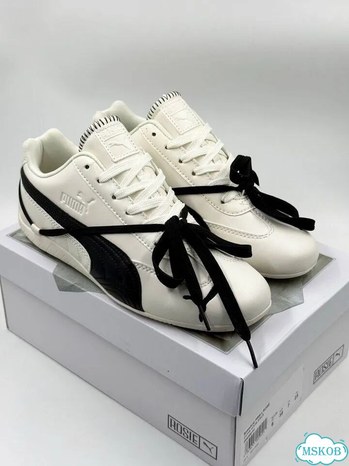 Кроссовки Rose x Puma Speedcat белые фото 6