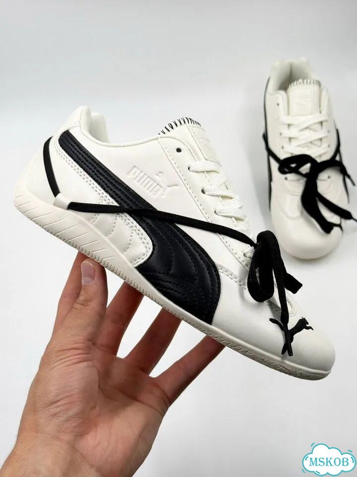 Кроссовки Rose x Puma Speedcat белые фото 7