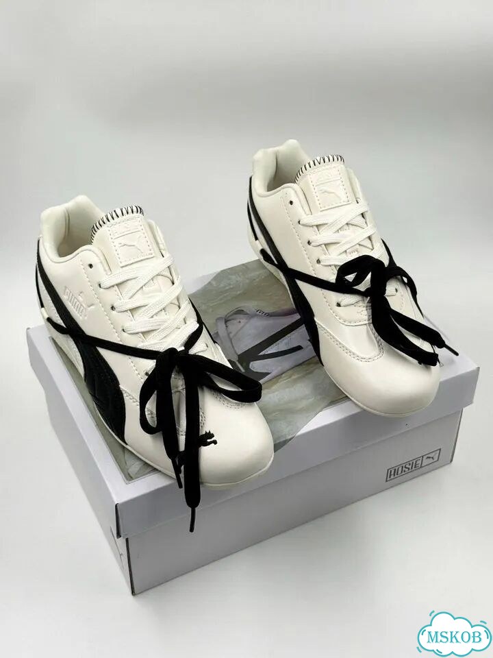 Кроссовки Rose x Puma Speedcat белые фото 8