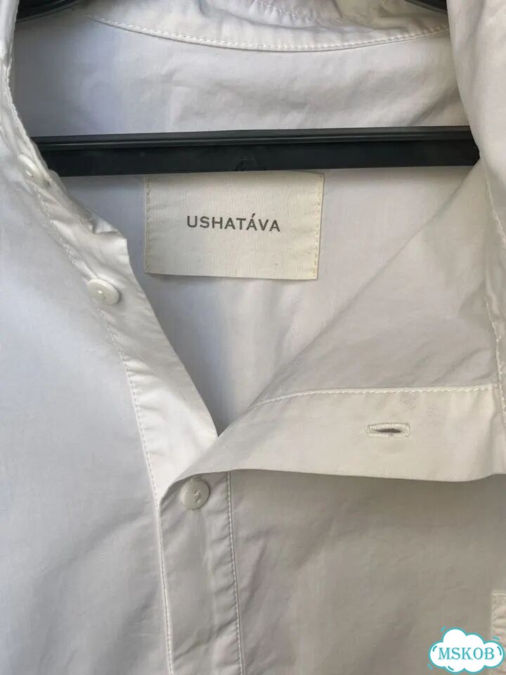 Белая рубашка Ushatava размер S фото 6