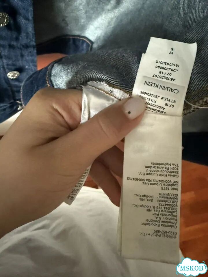 Джинсовая куртка calvin klein фото 5