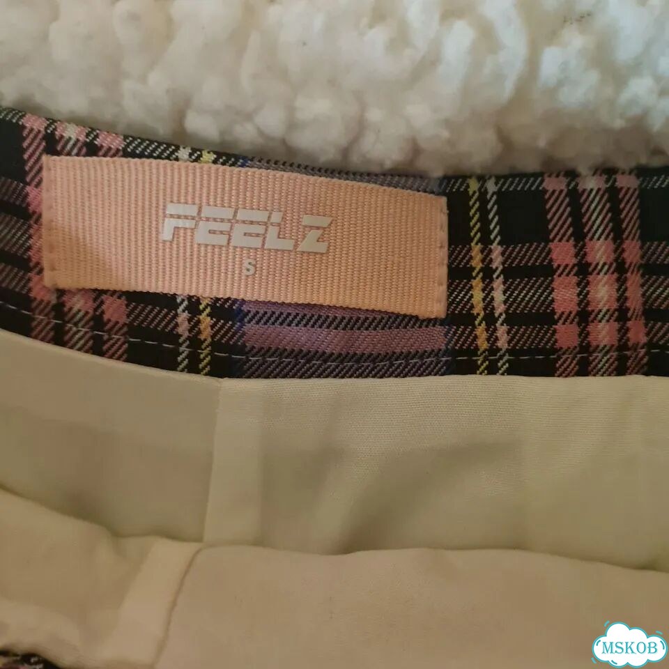 Юбка-шорты feelz в клетку фото 4