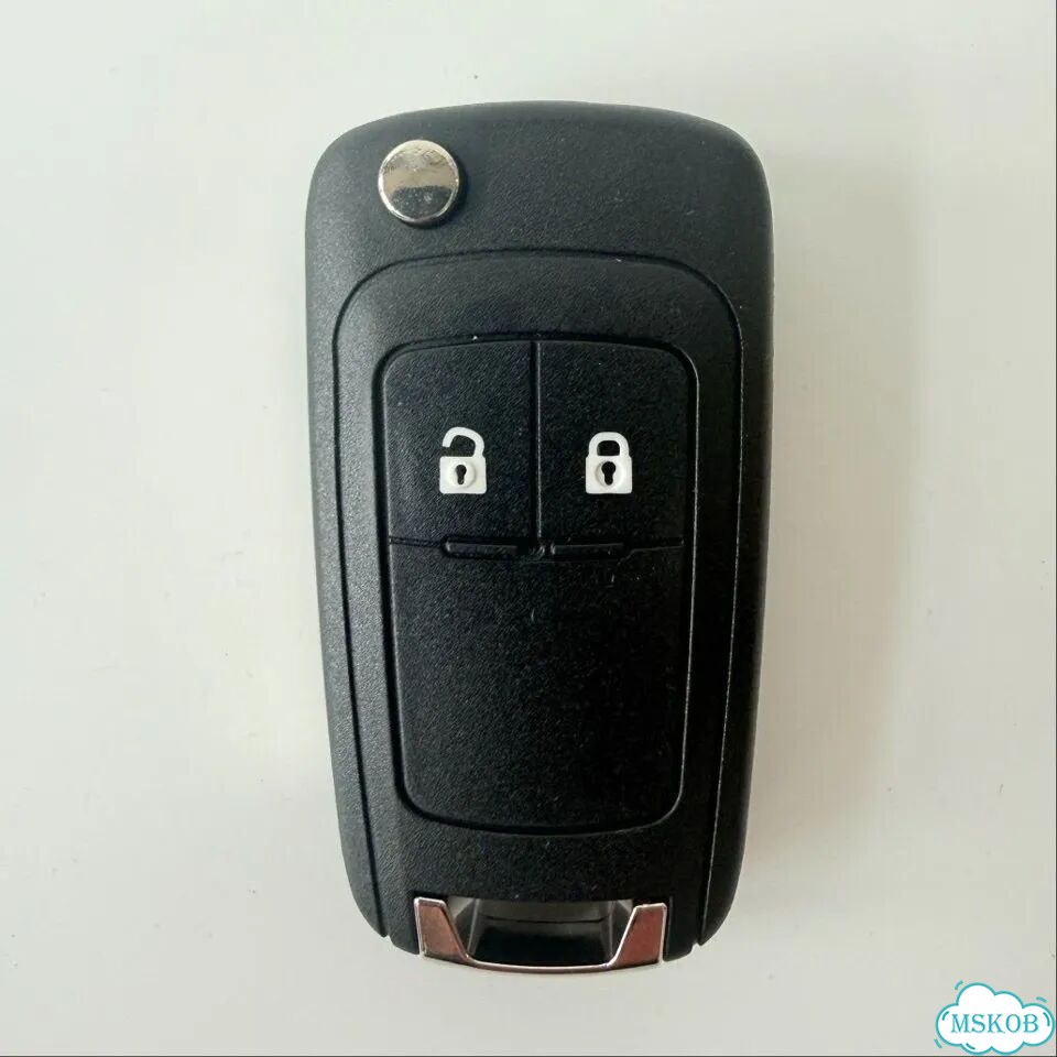 Корпус ключа Opel 2 кнопки с выкидным лезвием фото 1