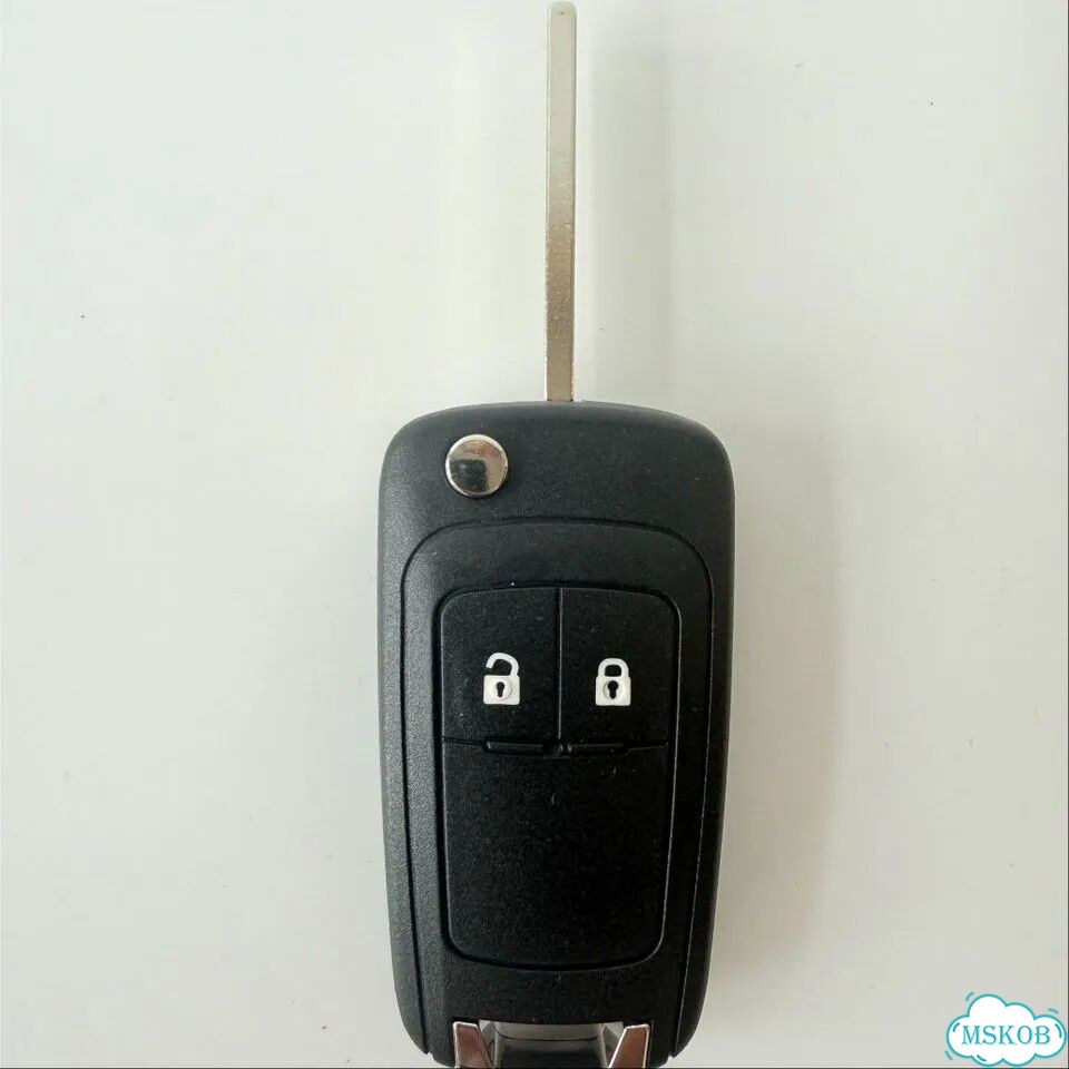 Корпус ключа Opel 2 кнопки с выкидным лезвием фото 2