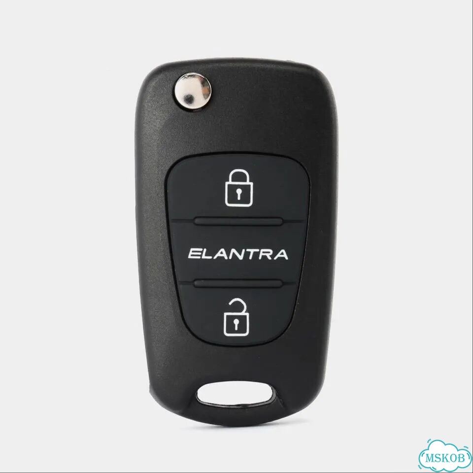 Корпус ключа для Hyundai Elantra 3 кнопки фото 10