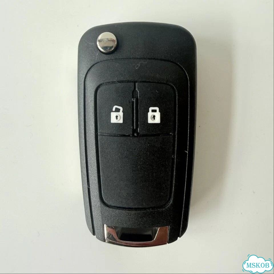 Корпус ключа Opel 2 кнопки с выкидным лезвием фото 1