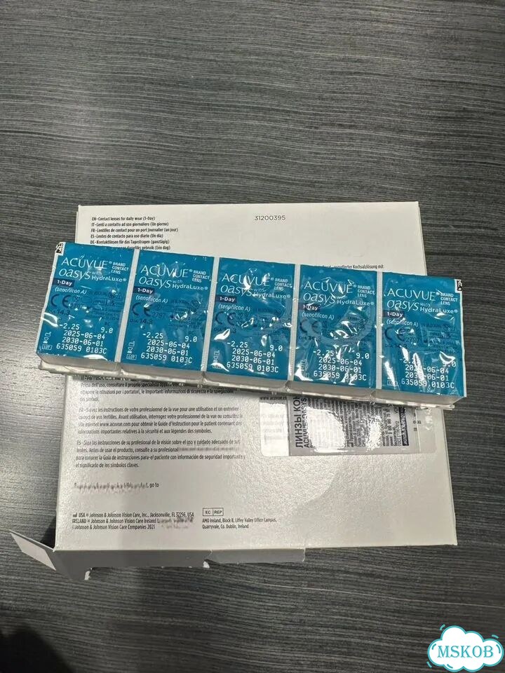 Линзы Acuvue oasys 1-day hydraluxe фото 3
