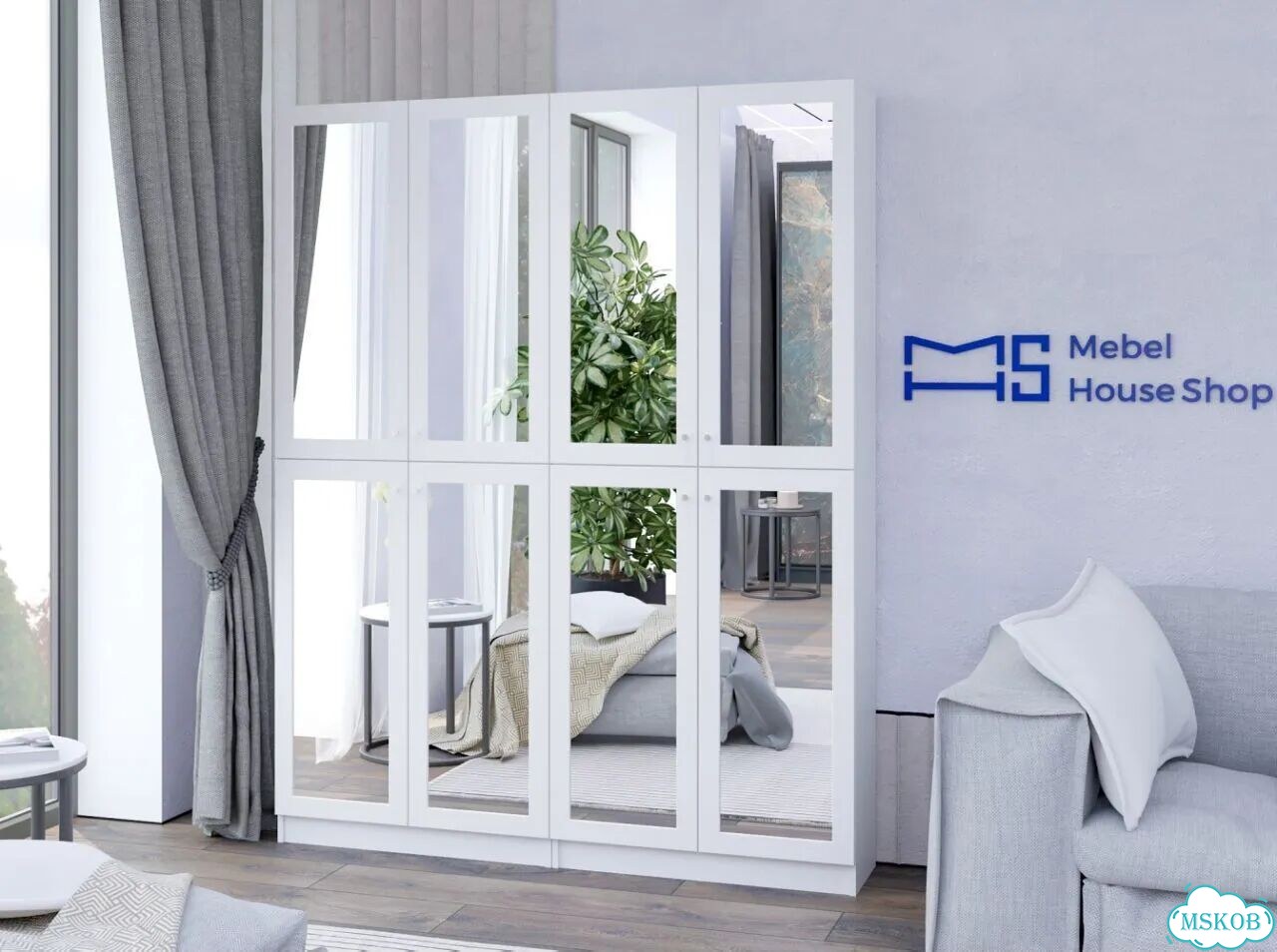 Шкаф распашной IKEA Билли фото 1