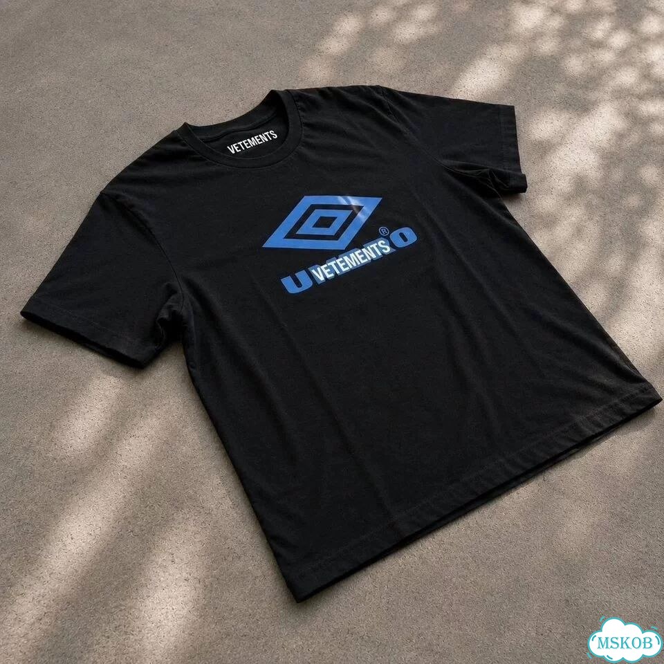Футболка Vetements x Umbro черная фото 4