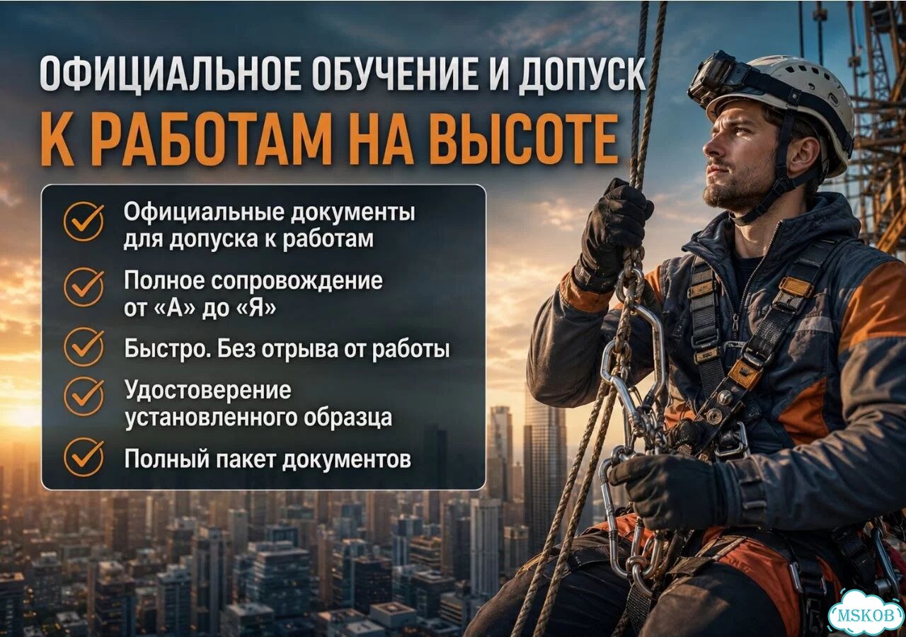 Высотные работы, обучение фото 1