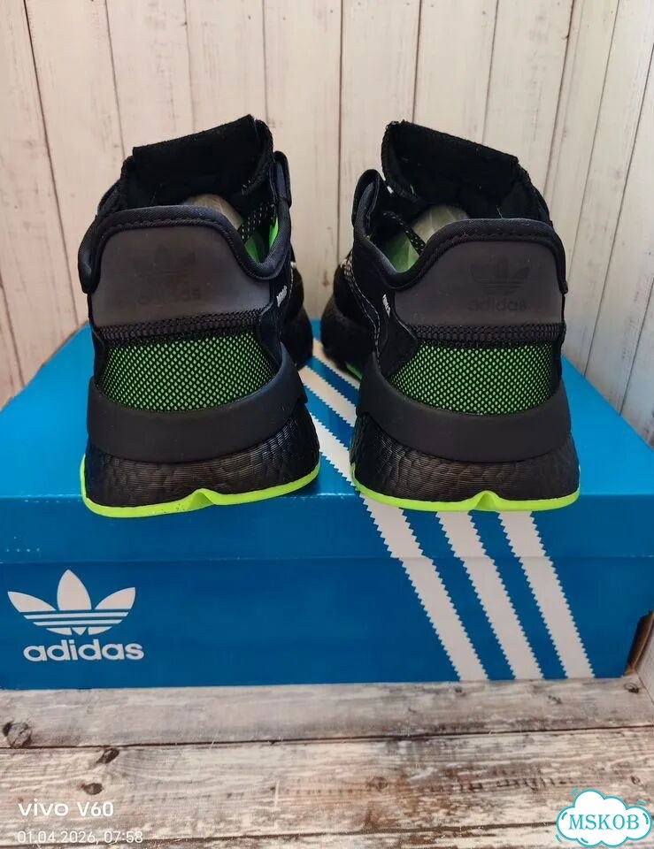 Кроссовки новые Adidas Night jogger black lux фото 7