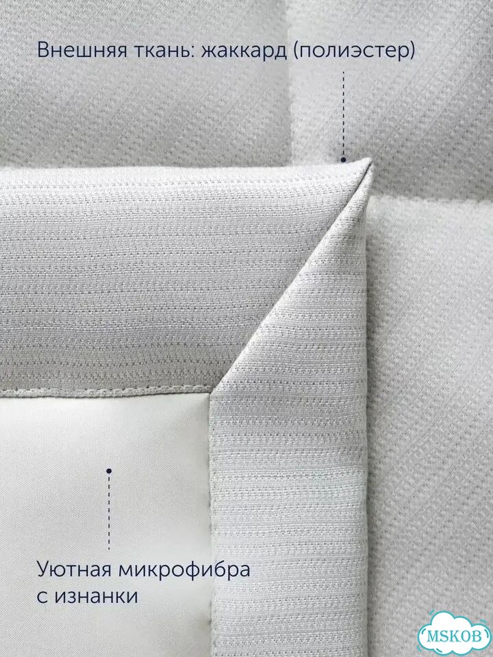Покрывало 240x260 с 2 наволочками байфлора, Cream фото 3