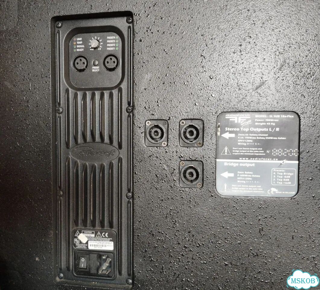 Сабвуферы Audiofocus SL Sub 18A Flex (Belgium) фото 2