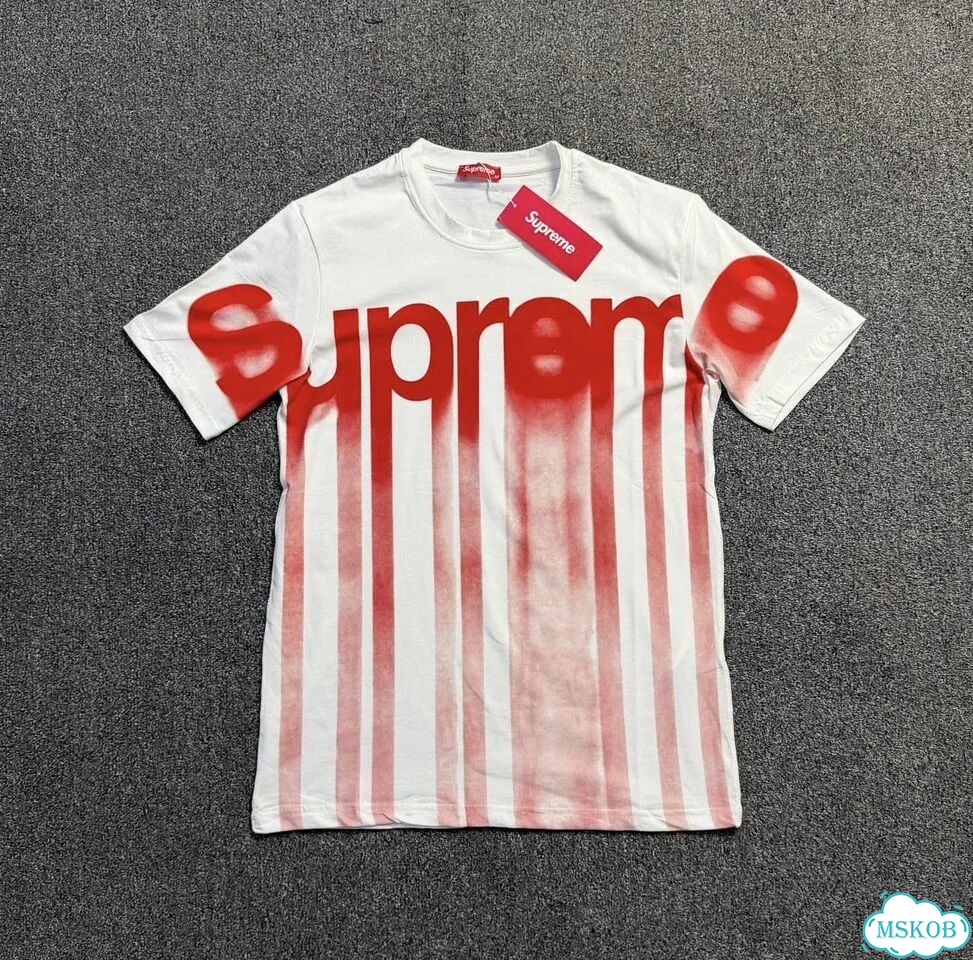 Футболка Supreme blurred logo фото 2