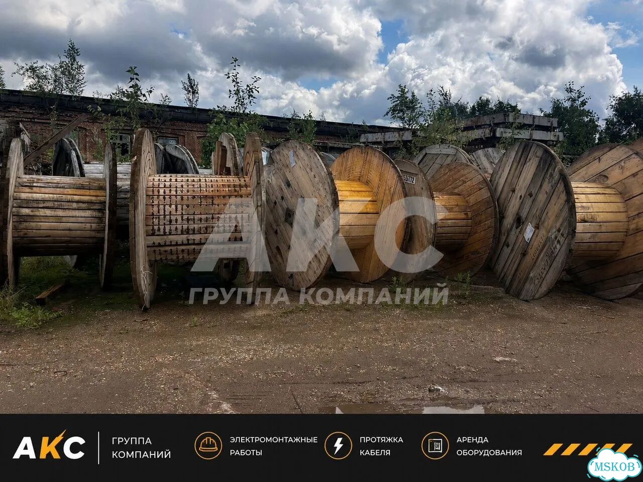 Аренда кабельной лебёдки 9 тонн. Протяжка кабеля фото 2
