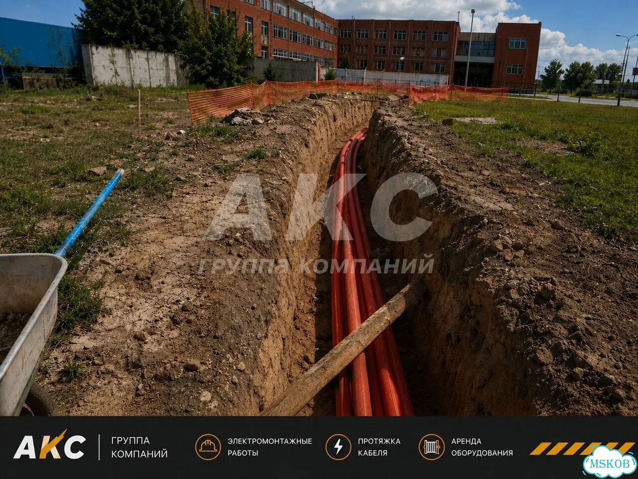Аренда кабельной лебёдки 9 тонн. Протяжка кабеля фото 3