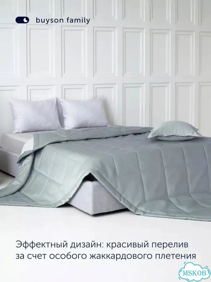 Покрывало 160x220 см байфлора, Steel фото 2