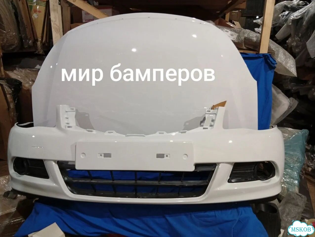 Капот на nissan almera g15 2012-2018 Белый фото 1