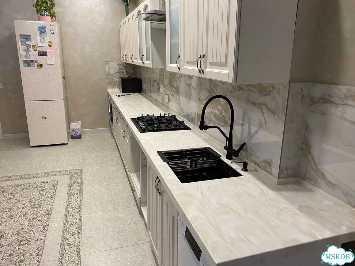 Столешница из искусственного камня акрил и кварц фото 6