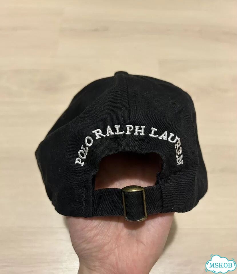 Кепка polo ralph lauren bear черная фото 2