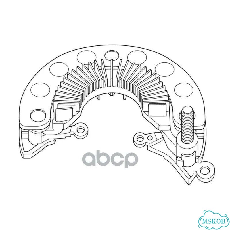 Мост диодный ген. mazda CX-7 (06) 2.3I/2.5I/CX-9 фото 1