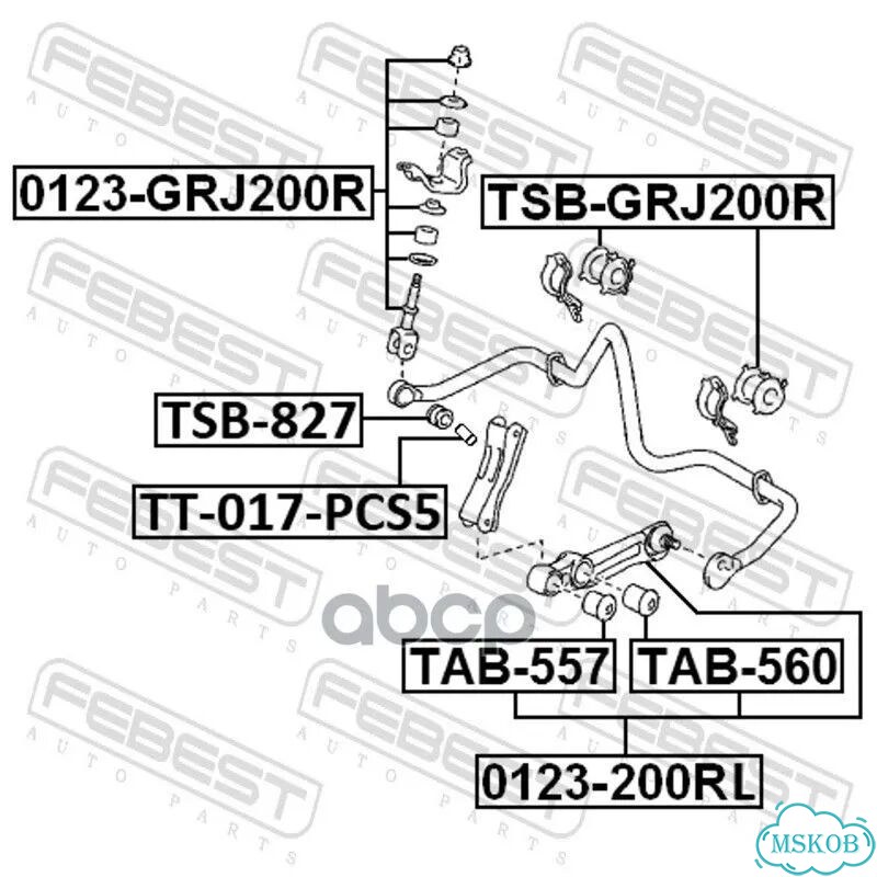 Тяга стабилизатора toyota land cruiser 200 07 фото 2