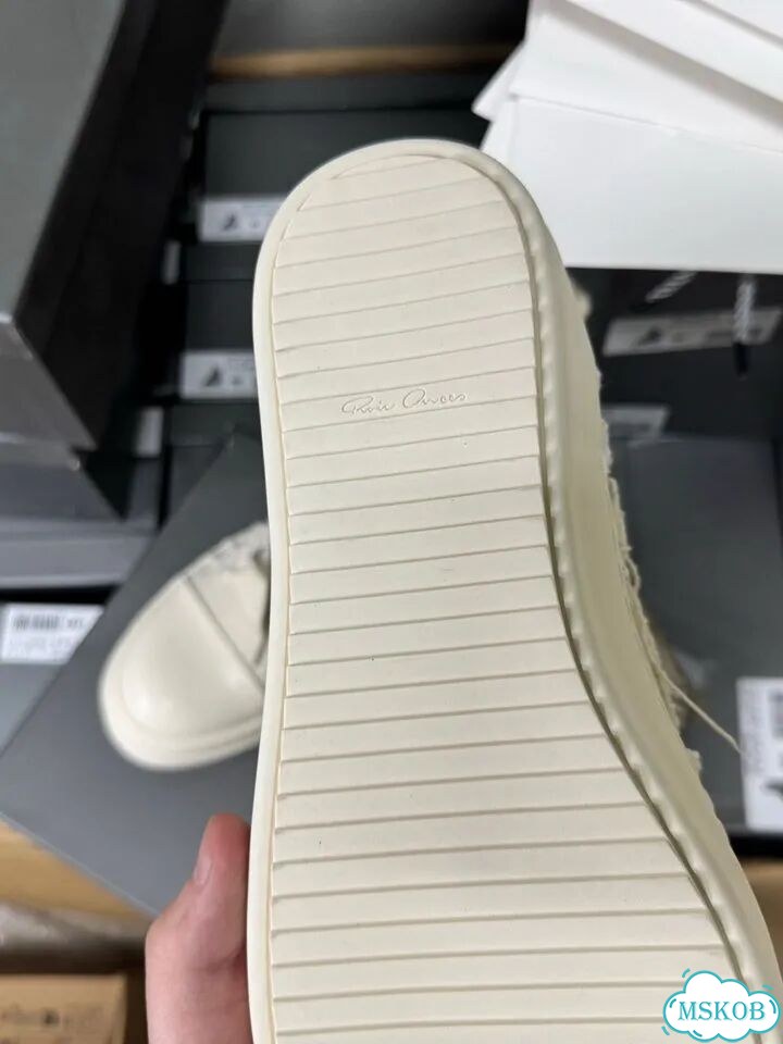 Rick Owens Slashed Ramones Distressed beige СПб фото 4