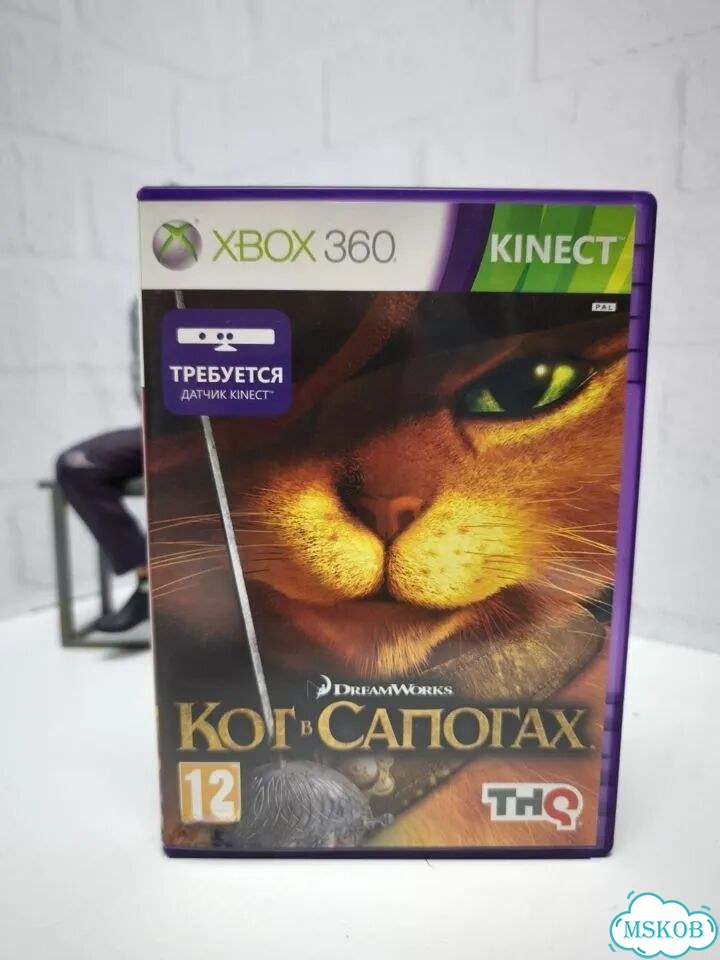 Кот в сапогах игра kinect Xbox 360 фото 1