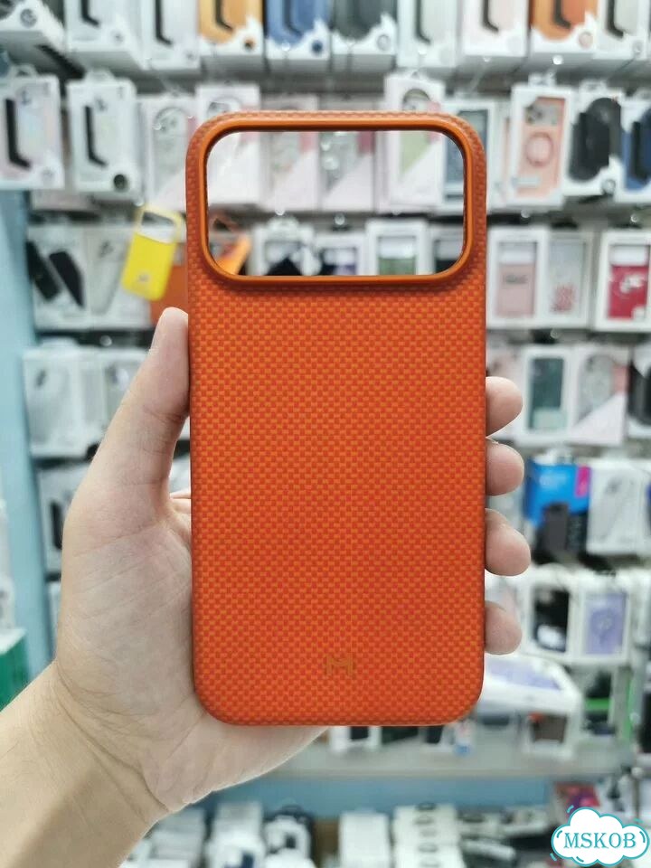 Чехол Magssory Kevlar iPhone 17 Pro Max Orange фото 2