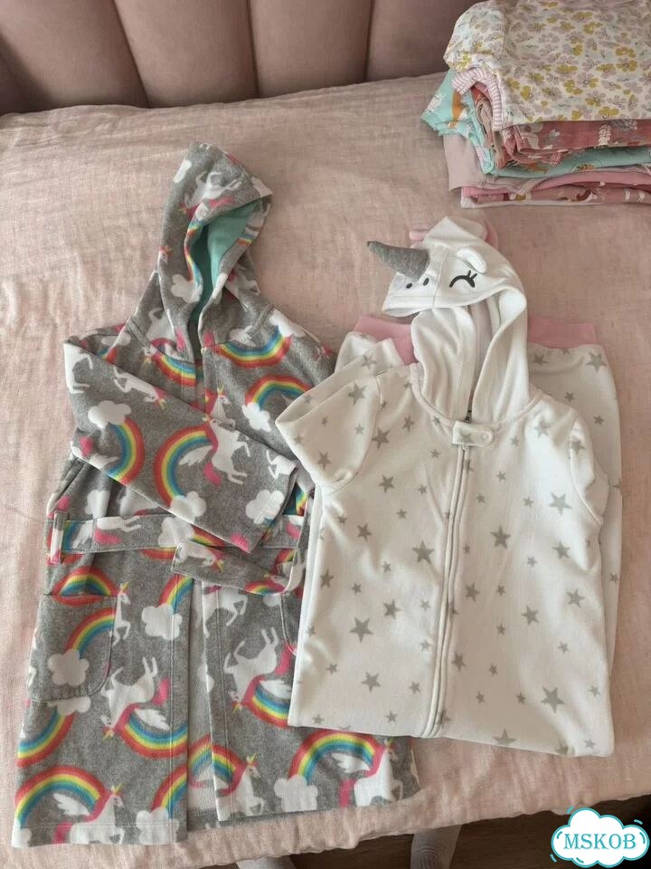 Carters кигуруми единорог, халат с единорогами фото 1