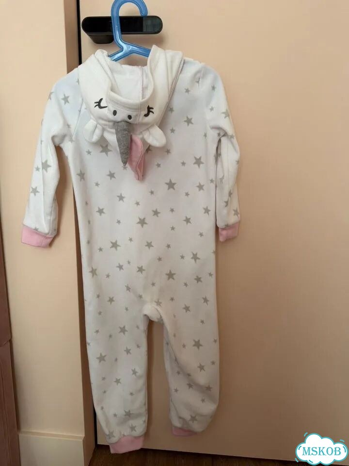 Carters кигуруми единорог, халат с единорогами фото 3