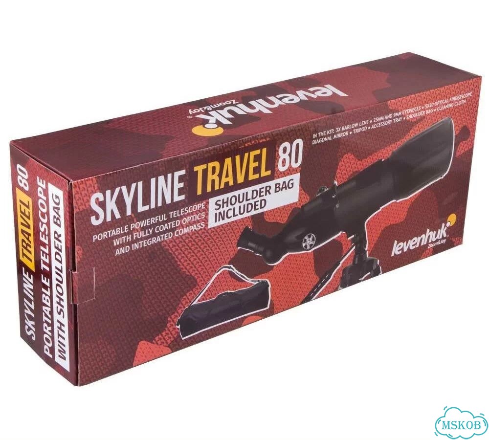 Телескоп Levenhuk Skyline Travel 80 фото 9