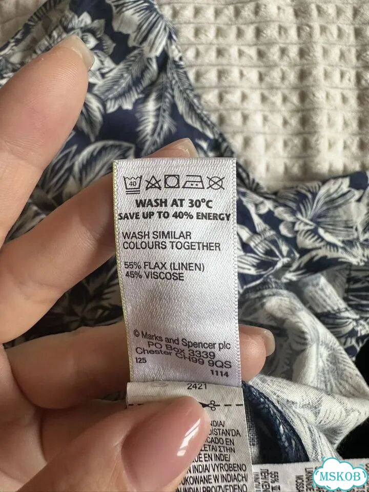 Летнее платье лен M&S фото 4