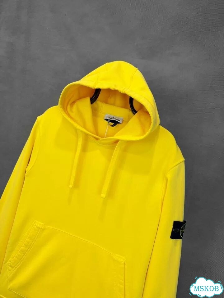 Худи толстовка Stone Island Hooded Yellow оригинал фото 1