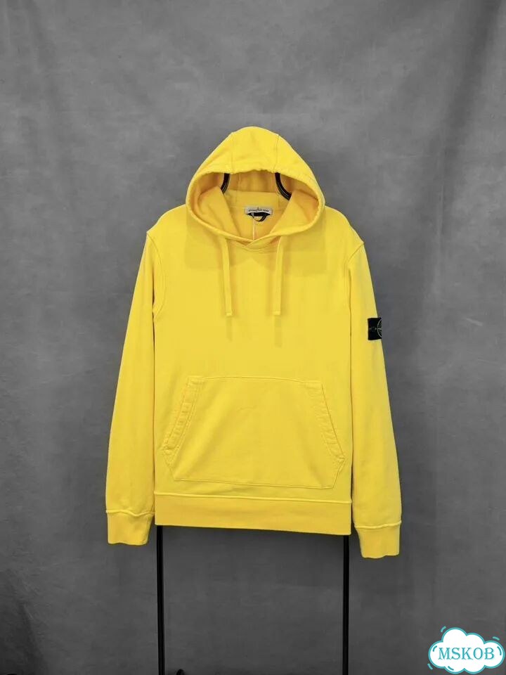Худи толстовка Stone Island Hooded Yellow оригинал фото 2
