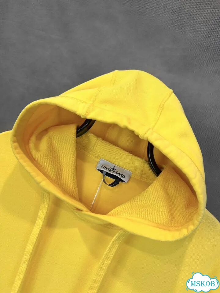 Худи толстовка Stone Island Hooded Yellow оригинал фото 6