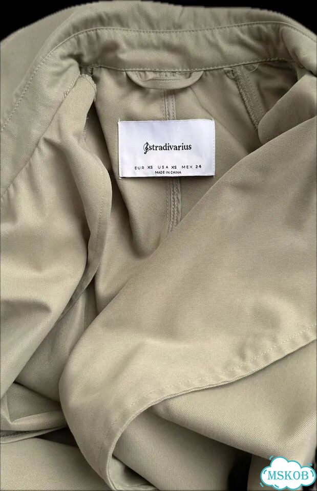Тренч женский stradivarius фото 4