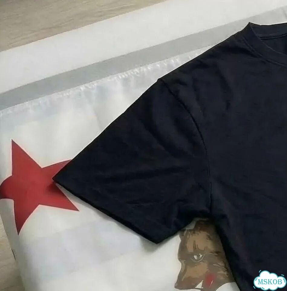 Футболка RAF Simons restricted r blue фото 6